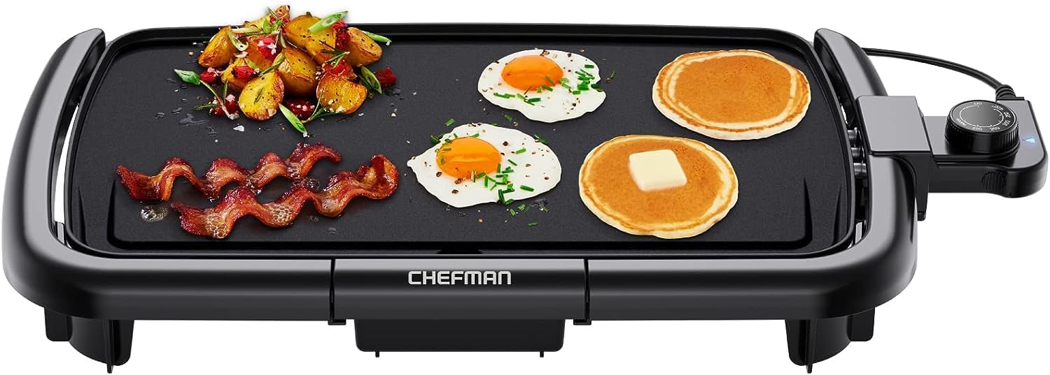 Chefman Electric Griddle with Removable Temperature Control