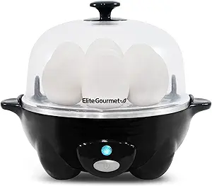 Elite Gourmet EGC-007B Electric Egg Cooker, 16 Egg Capacity, with Auto Shut-Off