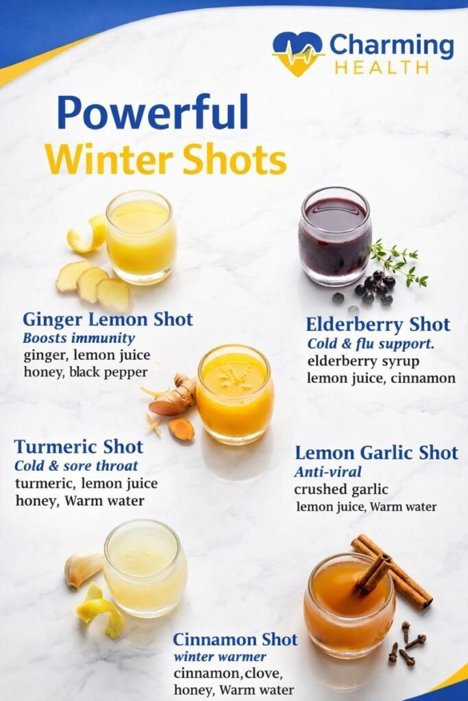 Powerful winter immunity shots