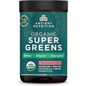Ancient Nutrition SuperGreens + Probiotics – Watermelon