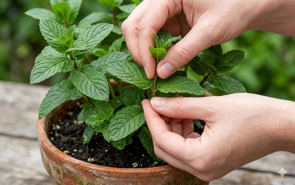 Growing fresh mint at home